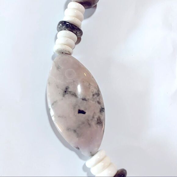 Crazy Lace Agate Necklace Approx 18” (20 Crazy Lace Stones) Gorgeous - Picture 7 of 12